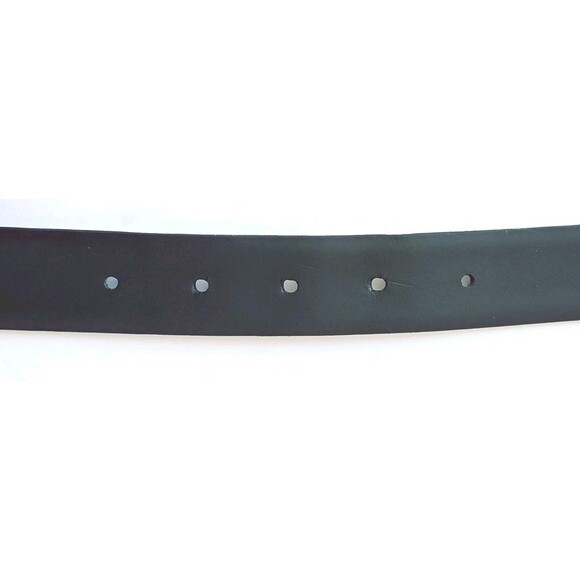 Men's Italian Leather Dress Belt Size 38 Brown Made In Italy Work Minimalist - Picture 11 of 11